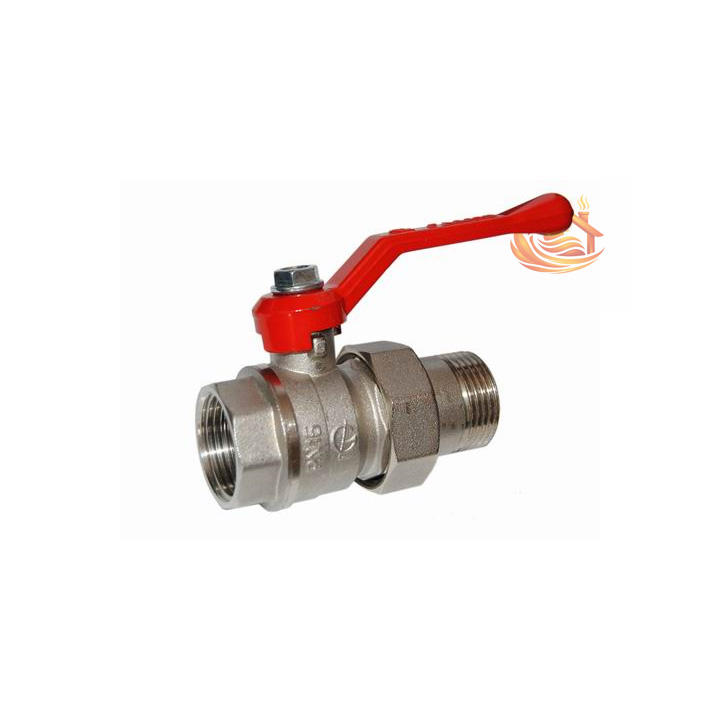 Кран шаровой DN-25 СТАНДАРТ 222 с удлинителем никель PN40 ГАЛЛОП