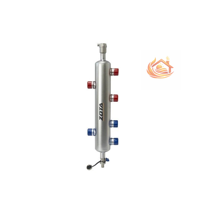 Гидроразделитель нерж. универсальный, 2 контура, до 60 кВт